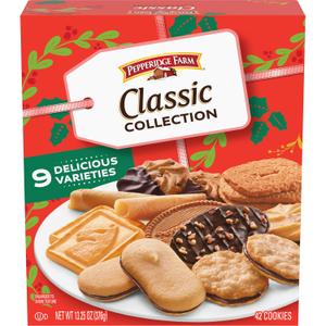 Pepperidge Farm Cookies Classic Collection, 9 Cookie Varieties, 13.25 Oz. Box (13.26 Ounce (Pack of 1), Best By 10/19/25 