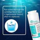Refrigerator Water Filter, Compatible with 4396395, EDR4RXD1, Filter 4, 469006 for 3 Pack Replacements