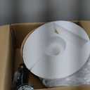 16" Black Pendant Lights Kitchen Island, Black and Gold Dome Pendant Lights, Modern Farmhouse Adjustable Large Industrial Metal Hanging Pendant Lighting for Kitchen Island, Dining Room, Cafe, Bar