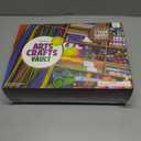 Dan&Darci Arts and Crafts Vault - Craft Supplies Kit in a Box - Birthday Gift for Kids Ages 4 5 6 7 8 9 10 11 & 12 Year Old Girls & Boys - Crafting Set Kits - Gift Ideas for Kid Art Activity Gifts