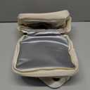 PIIOSER Insulated Baby Cooler Bag with Ice Pack, Fits 4 Baby Bottles Up to 5 Ounce, Portable Breastmilk Cooler Travel Bag with Buckle for Nursing & Working Mom Daycare (Cream-XS-1