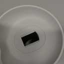 Owala SmoothSip Slider Insulated Stainless Steel Coffee Tumbler, Reusable Iced Coffee Cup, Hot Coffee Travel Mug, BPA Free 12 oz, Grey/Blue (Beachy Breeze)