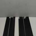 Adjustable Tent Poles Steel Rods for Tarp Canopy Camping Replacement Set of 2 (Black)
