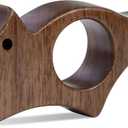 Cat Book Page Holder, Smooth Finish Walnut Wood Book Holder for Reading, Ideal Book Reader Gifts & Reading Accessories,Book Worm Gifts for Women, Thumb Book Page Holder - Book Lovers & Literary Gifts (Small)