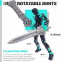 Assembly Completed T13 Action Figure Set,Dummy 13 3D Printed Toys,Titan 13 Action Figures,Premium Presents for Xmas,Birthdays,and Everyday Joy (Blue)