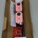 Curtain Rods No Drilling 32 to 58 Inch, HOTOZON 5/8 Inches No Drill Curtain Rods for Windows 40 to 54 Inches(3.2-4.5 ft), Renter Friendly Adjustable Small Drapery Rod for Lightweight Curtains, Black