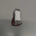 Leviton SureSlide Dimmer Switch for Dimmable LED, Halogen and Incandescent Bulbs, 6674-P0W, White