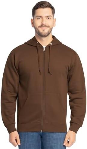 Fruit of the Loom Eversoft Fleece Full Zip Hoodie Sweatshirt, Extra Large 