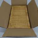 Rattan Decorative Box, Boho Display Boxes with Lids, Set of 2 Rectangular Wicker Storage Basket, Natural Woven Cane Bins for Home Decor (Rectangular)