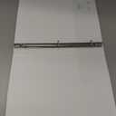 Avery Durable View 3 Ring Binder, 0.5" Slant Rings, 135-Sheet Capacity, 0.7 Inch Wide Spine, Great for Home, School Supplies, Office, or Organization Needs, 1 White Binder (17002)