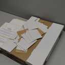 4 Pack Trading Card Storage Box - 2 Rows, Cardboard Storage Box holds 320+ Top Loaders, Graded Card Holder Organizer Case fits PSA/HGA Slabs