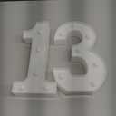 13th Birthday Decorations for Girls Boys,13th Birthday Party Decorations for Centerpieces Table,Light Up Numbers 13 Sign for Party Backdrop Wall Decor for 13 Wedding Anniversary Decoration