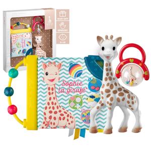 Sophie la girafe Birth Gift Set | Includes Sophie la girafe, Awakening Book, Handle Rattle | Handcrafted in France | Designed for Teething Babies | Awaken All 5 Senses | Easy to Clean Sophie la girafe Birth Gift Set | Includes Sophie la girafe, Awakening Book, Handle Rattle | Handcrafted in France | Designed for Teething Babies | Awaken All 5 Senses | Easy to Clean