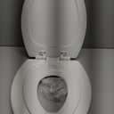 Mayfair NextStep2 Toilet Seat with Built-In Potty Training Seat, Slow-Close, Removable that will Never Loosen, Elongated, White