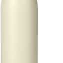 Amazon Basics Insulated Stainless Steel Water Bottle, Leak-Proof, Double-Wall, 20 oz., BPA-Free, Ivory