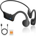 Bone Conduction Open-Ear Headphones Bluetooth 5.4 IPX5 Waterproof 8 Hrs Battery Life Comfortable Sports Earphones for Running Gym. (Black)