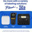 Brother Genuine P-Touch TZE-241 Tape, 3/4" (0.70") Standard Laminated P-Touch Tape, Black on White, Perfect for Indoor or Outdoor Use, Water Resistant, 26.2 Feet (8M), Single-Pack