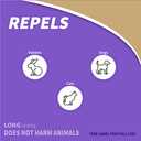 Bonide Go Away! Rabbit, Dog, & Cat Repellent Granules, 3 lbs Ready-to-Use, Keep Dogs off Lawn, Garden, Mulch & Flower Beds