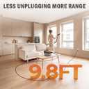 Handheld Steam Cleaner for Home & Car Detailing, 1600W Multi-Purpose Steamer, 1.69QT Large Tank Deep Cleaning Machine with 15 Accessories for Grout, Tile, Furniture