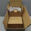 Estmoon 5 Pack Matte Black Door Handles Interior Door Knobs, Home Improvement Keyless Privacy Door Lock, Heavy Duty Zinc Alloy 2.07 lb Door Leverset for Bedrooms Bathrooms