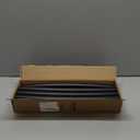 YNL Curved Shower Curtain Rod 35-82In(2.9-6.8Ft), Matte Black Rounded Rustproof Shower Rod for Bathroom Bathtub, Adjustable Arched Shower Rod, Never Rust|Extra Space|Non-Slip|Expandable|Need to Drill