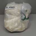 Moukeren 18 Pack Rectangle Tablecloths 58 x 102 Inch Table Cloth Reusable Washable Polyester Table Clothes Bulk for 6 ft Tables for Wedding, Party, Restaurant (Ivory White)