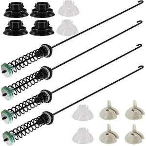 MVWC565FW0 MVWC565FW1 Washer Suspension Rod Kit Fit for May-tag Bravos XL Washing Machine MVW4505MW1 MVWX655DW0 MVWX655DW1 MVW4505MW1 MVW4505MW2 MVW5035MW0 MVW5035MW1 MVW5035MW2 MVWC555DW0 MVWC555DW1