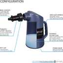 Golf Cart/Deep Cycle Battery Jug Water Filler Bottle w/Auto Shut Off