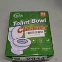 Toilet Bowl Cleaners Bleach Tablets 54 PACK, Automatic Toilet Tank Cleaner, Bathroom Cleaner Against Tough Stains, No Scrubbing, Continuous Clean, Sparkling Fresh