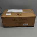 MALACASA 3 Tier Serving Tray, Porcelain Tiered Cupcake Stand, Ceramic Elevated Serving Platter with Collapsible Sturdier Rack,Series PLAT (White, 14 Inch)