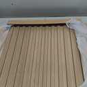 Art3d Slat Wall Panel, 3D Fluted Textured Panel 12-Tile 19.7 x 19.7in. - Walnut