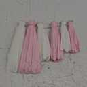 Crepe Paper Flowers for Baby Girl Shower Birthday Party Floral Backdrop Girls Nursery Room Wall Decoration Pack of 6 (White Pink)