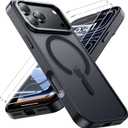 5 x for iPhone 17 Pro Max Case with 2X Screen Protectors [Compatible with MagSafe] Military Grade Drop Protection Skin Feeling Cover Shockproof Slim Fit iPhone 17 Pro Max Phone Case 6.9 inch,Black