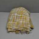 BATTILO HOME Yellow Throw Blanket for Couch Bed, Mustard Gold Blanket for Spring Summer, Multicolor Throw Blanket for Home Decor, 50"x60"