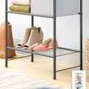 Stackable 3-Tier Closet Organizer 3 Shelves Accommodate Shoes 11.9323.62×36.69 in
