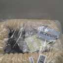 FURTIME Dog Bed for Small Dogs, Washable Orthopedic Dog Bed with Removable Cover, Rectangle Soft Calming Sleeping Puppy Bed Durable Pet Cuddler with Anti-Slip Bottom, Beige, S (20"x19"x6")