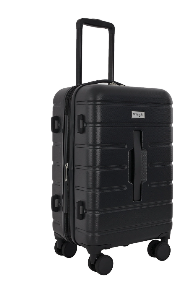 Wrangler Hardside Spinner Carry-On Luggage, Black, Size: 27"x16"