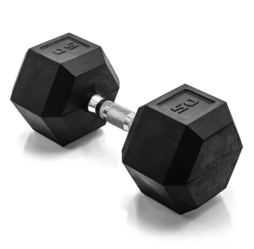CAP Coated Hex Dumbbell with Contoured Handle