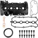 PHILTOP Engine Valve Cover Compatible with 2006-2008 Volkswagen Passat Jetta A3, 2006-2008 GTI, 2012-2013 Golf, 2007-2009 Eos, 2010-2015 TT Quattro, Valve Cover Kits Replace# 06F103469F, 06F103469G