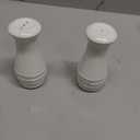 Le Creuset Stoneware Salt & Pepper Shakers Set of 2, 4 oz. each, White