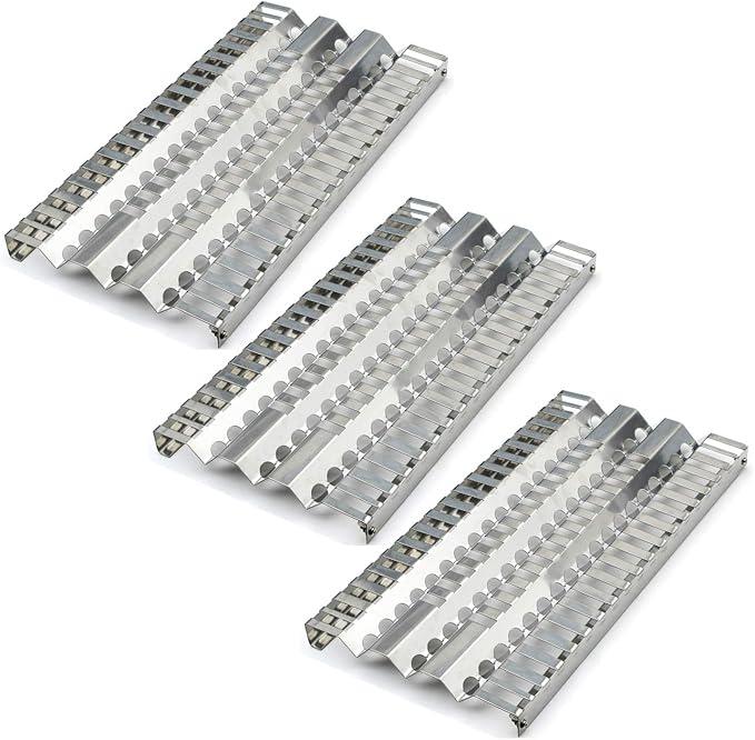 Direct Store Parts DP111 (3-Pack) Stainless Steel Heat Plates Replacement for DCS BGB30-BQR and Other Gas Grills (3)