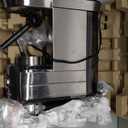 CASABREWS CM5418 Espresso Machine 20 Bar, Compact Espresso Maker with Steam Milk Frother, Stainless Steel Coffee Machine with 34oz Removable Water Tank for Cappuccino, Small Latte Machine, Silver