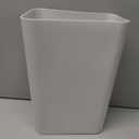 3.5 Gallons/14 Liter Small Trash Can, Plastic Swing Lid Garbage Bin，9.8" x 6.6" x 16.7"
