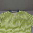 SENSERISE Womens Oversized Classic Striped Crewneck Sweatshirts Long Sleeve Color Block Shirts Casual Tops Size L