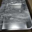Stainless Steel Litter Box,XL Metal Litter Box for Cat, Large Metal Litterbox for Kitty, Easy Clean, Non Stick No Smell