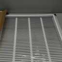 Return Air Filter Grille 20x20,Air Return Vent Cover Grill for 20"W x 20"H Duct Opening,Steel HVAC Vent Covers for Wall and Ceiling,Holds 1" Thick AC Filter, For 20''w20''h-duct Opening