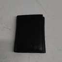 Tri fold Leather Wallet for Men with RFID | Slim Wallets for Men with 1 ID and 6 Credit card slots | Front Pocket Minimalist (Nappa Black)