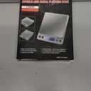 Toprime Digital Gram Scale 500g 0.01g Food Scale High Precision Kitchen Scale Multifunctional Stainless Steel Pocket Scale with Back-Lit LCD Display Tare PCS Features Silver