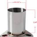 Universal Semi Direct Fit Exhaust Converter Pipe 2.5"OD 3-Bolt Flange Repair KitT304 Stainless Steel, exhaust flange repair,weld on exhaust flange