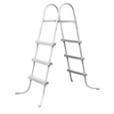 Above Ground Pool Ladder, Heavy Duty Luxury Pool Ladder, Corrosion Resistant Metal Frame, Suitable for Pools up 42 Inches tdeep Above Ground, Easy to Assemble and Climb,Anti Slip